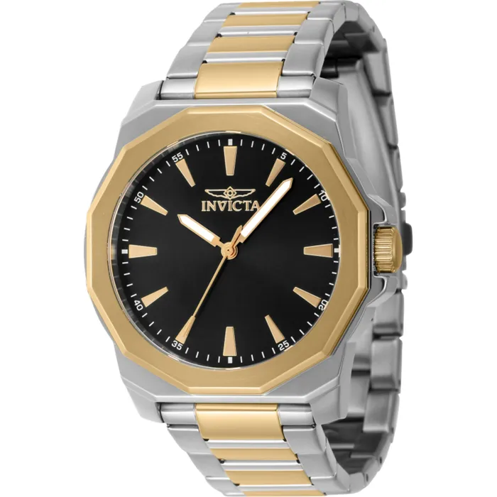 Invicta Mens Watch Speedway Quartz Black Brass Dial Two Tone Steel Bracelet 46834 Invicta Bracelets Invicta Mens Watch Speedway Quartz Black Brass Dial Two Tone Steel Bracelet 46834 Invicta Bracelets