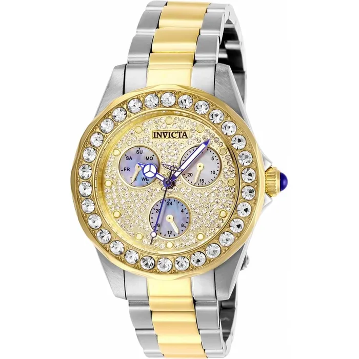 Invicta Womens Quartz Watch Angel Crystal Pave Charcoal MOP Dial Bracelet 28459 Invicta Bracelets Invicta Womens Quartz Watch Angel Crystal Pave Charcoal MOP Dial Bracelet 28459 Invicta Bracelets
