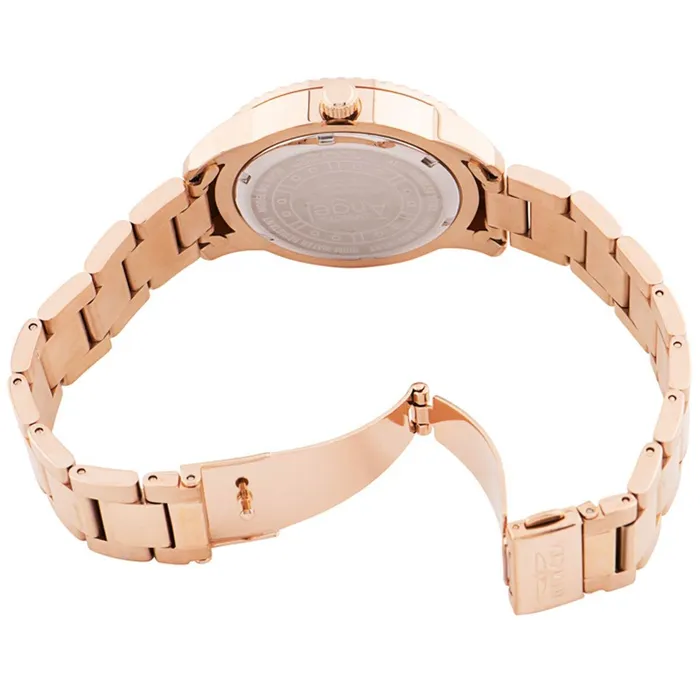 Invicta Womens Quartz Watch Angel Silver Dial Rose Gold Steel Bracelet 35829 Invicta Bracelets Invicta Womens Quartz Watch Angel Silver Dial Rose Gold Steel Bracelet 35829 Invicta Bracelets