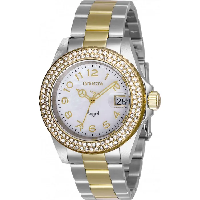 Invicta Womens Watch Angel Quartz Mother of Pearl Dial Two Tone Bracelet 28675 Invicta Bracelets Invicta Womens Watch Angel Quartz Mother of Pearl Dial Two Tone Bracelet 28675 Invicta Bracelets