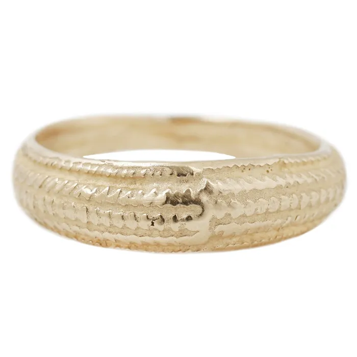 Lauren Wolf Jewelry Rings Gold Seashell Ring