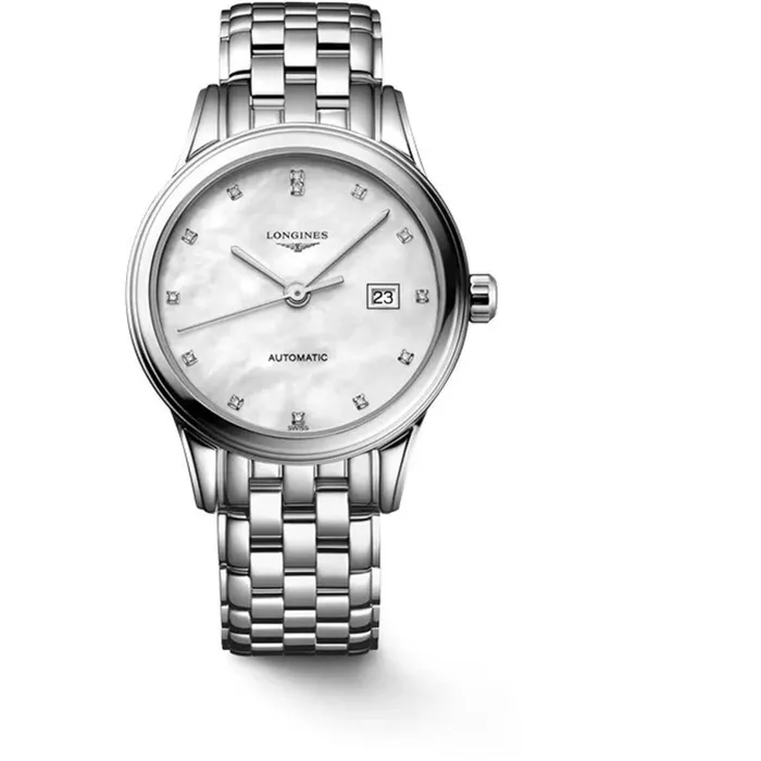 Longines Womens Watch Flagship Automatic MOP Dial Silver Tone Bracelet L43744876 Longines Bracelets Longines Womens Watch Flagship Automatic MOP Dial Silver Tone Bracelet L43744876 Longines Bracelets