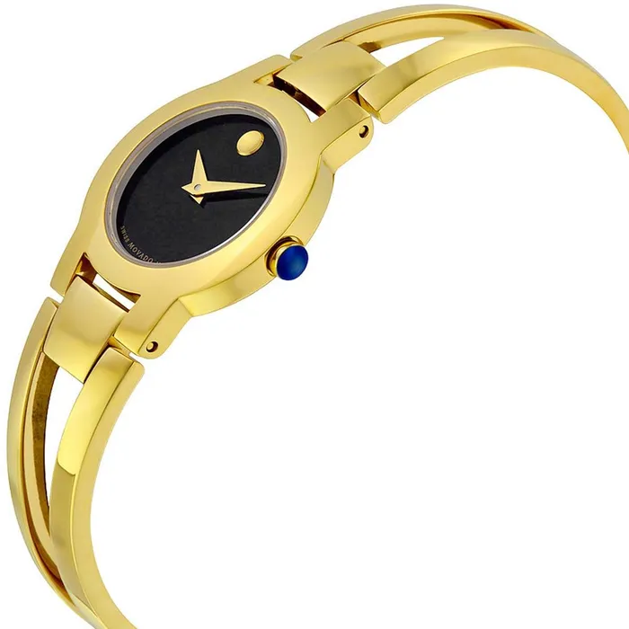 Movado Womens Quartz Watch Amorosa Black Dial Yellow Gold Steel Bracelet 0606946 Movado Bracelets Movado Womens Quartz Watch Amorosa Black Dial Yellow Gold Steel Bracelet 0606946 Movado Bracelets