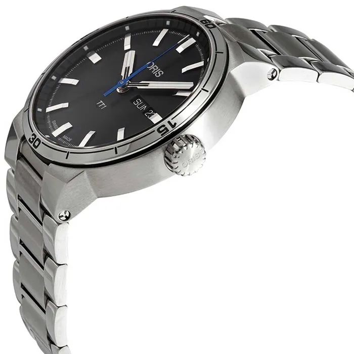 ORIS Bracelets Oris Mens Automatic Watch TT1 DayDate Black Dial Bracelet 01 735 7752 4154MB ORIS Bracelets Oris Mens Automatic Watch TT1 DayDate Black Dial Bracelet 01 735 7752 4154MB