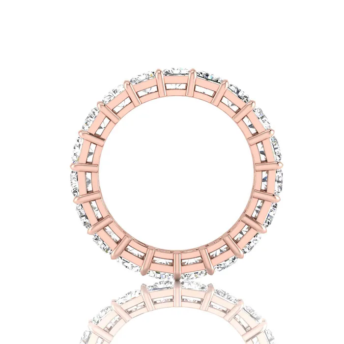 Radiant Cut Lab Grown Diamond Eternity Band 570cttw deBebians Rings