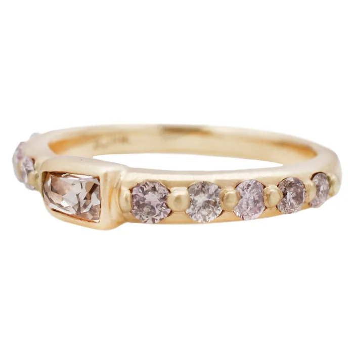 Rebecca Overmann Rings Fancy Purple Diamond Ring