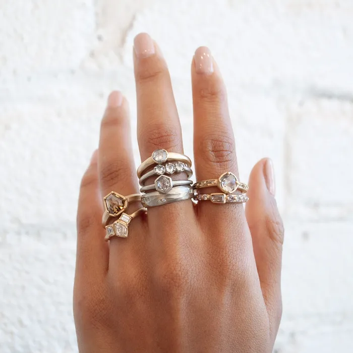 Rebecca Overmann Rings Fancy Purple Diamond Ring