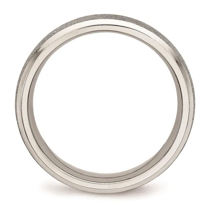 Rings Chisel Stainless Steel Polished Laser Cut Ring Rings Chisel Stainless Steel Polished Laser Cut Ring