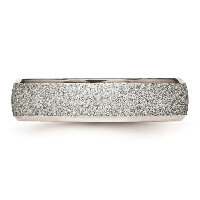 Rings Chisel Stainless Steel Polished Laser Cut Ring Rings Chisel Stainless Steel Polished Laser Cut Ring