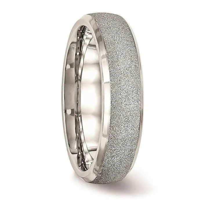 Rings Chisel Stainless Steel Polished Laser Cut Ring Rings Chisel Stainless Steel Polished Laser Cut Ring