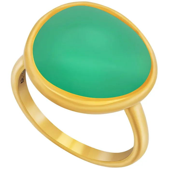 Rings Fred of Paris Fred of Paris Womens Ring Belles Rives Chrysoprase Gem Size 375 4B0810046