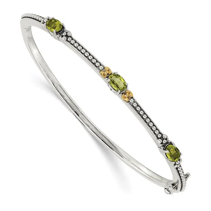 Rings Jewelry Sterling Silver w14ky Peridot Bangle