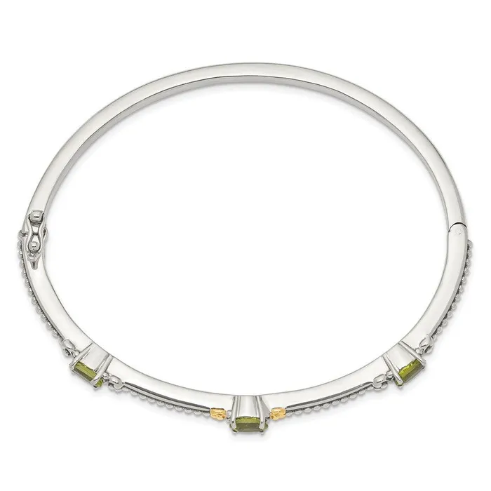 Rings Jewelry Sterling Silver w14ky Peridot Bangle Rings Jewelry Sterling Silver w14ky Peridot Bangle