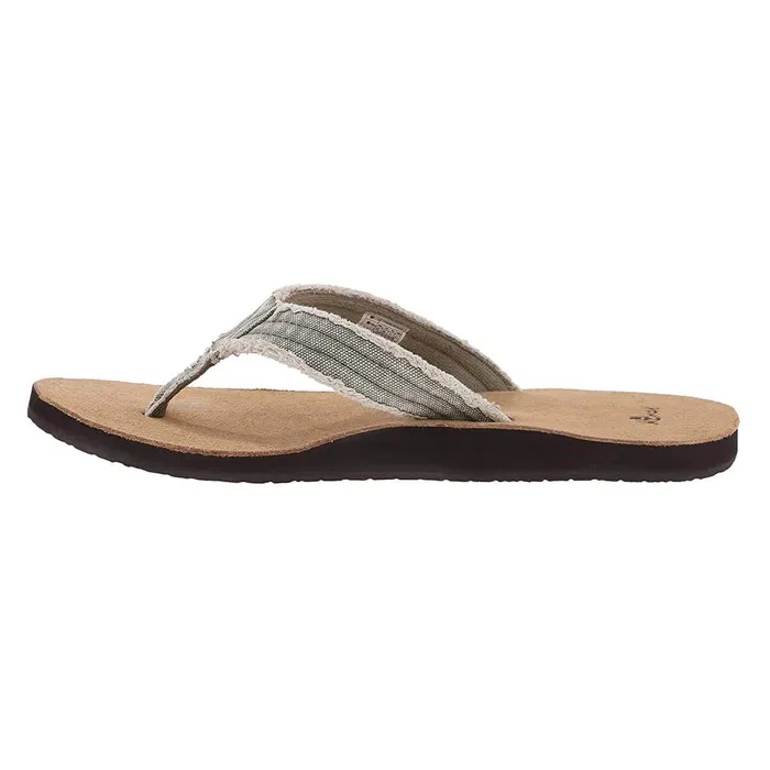 Sanuk Rings Sanuk Mens Flip Flops Fraid Not Sandals Olive SMS2117OLV