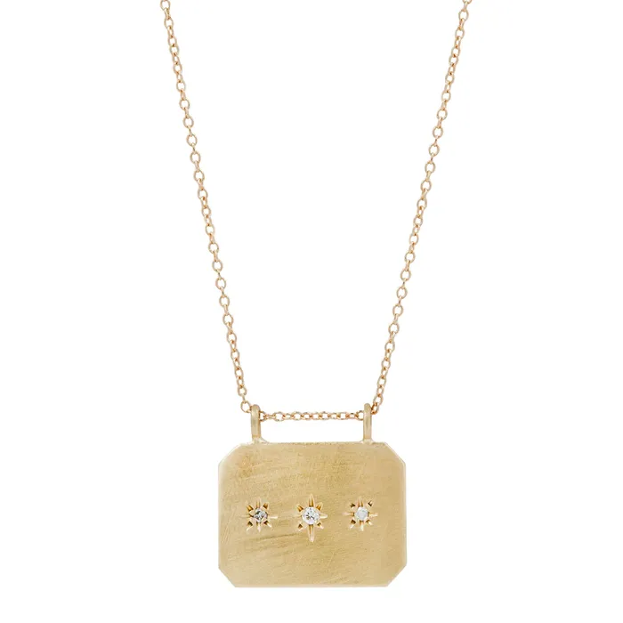 Sarah Swell Necklaces Starry Sky Frame Necklace