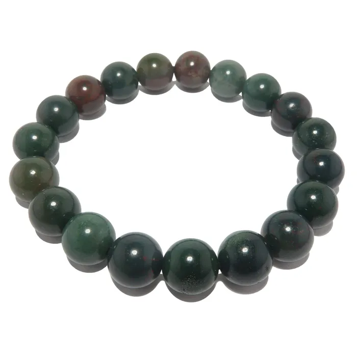 Satin Crystals Bloodstone Bracelet Get Going Motivation Stone Bracelets