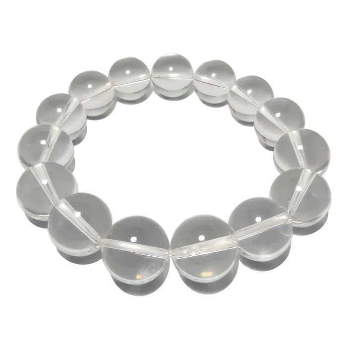 Satin Crystals Bracelets Clear Quartz Bracelet Visions of Brightness