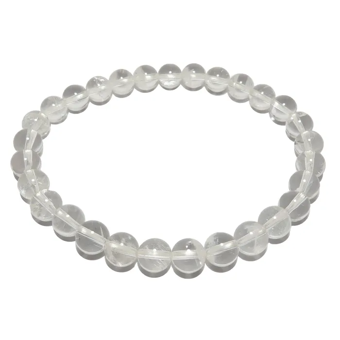 Satin Crystals Bracelets Clear Quartz Bracelet Visions of Brightness
