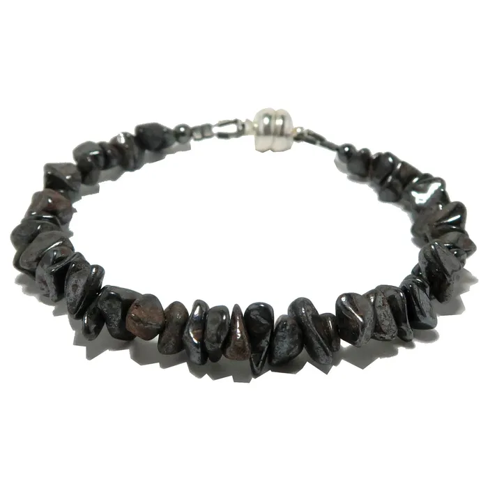 Satin Crystals Bracelets Hematite Bracelet Charming Crystal Magnetic Clasp