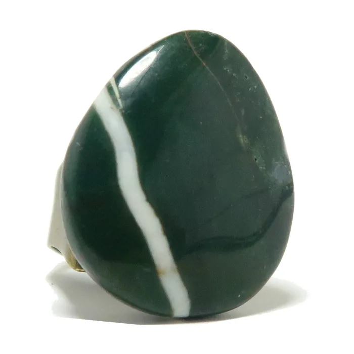 Satin Crystals Rings Bloodstone Ring Captain Courage Bronze Adjustable