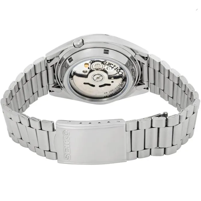 SEIKO Seiko Mens Watch Series 5 Automatic White Grid Dial Silver SS Bracelet SNXF05K1 Bracelets SEIKO Seiko Mens Watch Series 5 Automatic White Grid Dial Silver SS Bracelet SNXF05K1 Bracelets