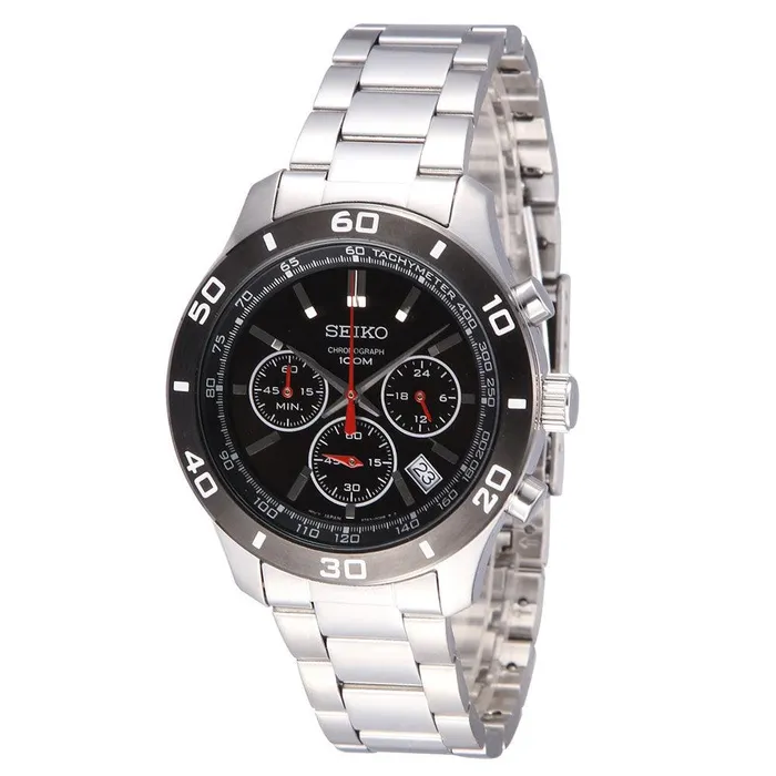 Seiko Seiko SSB053P1 Mens Chronograph Black Dial Stainless Steel Bracelet Watch Bracelets Seiko Seiko SSB053P1 Mens Chronograph Black Dial Stainless Steel Bracelet Watch Bracelets