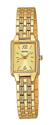 Seiko Womens Rectangular Face Bracelet Watch SXGL62 Seiko Bracelets
