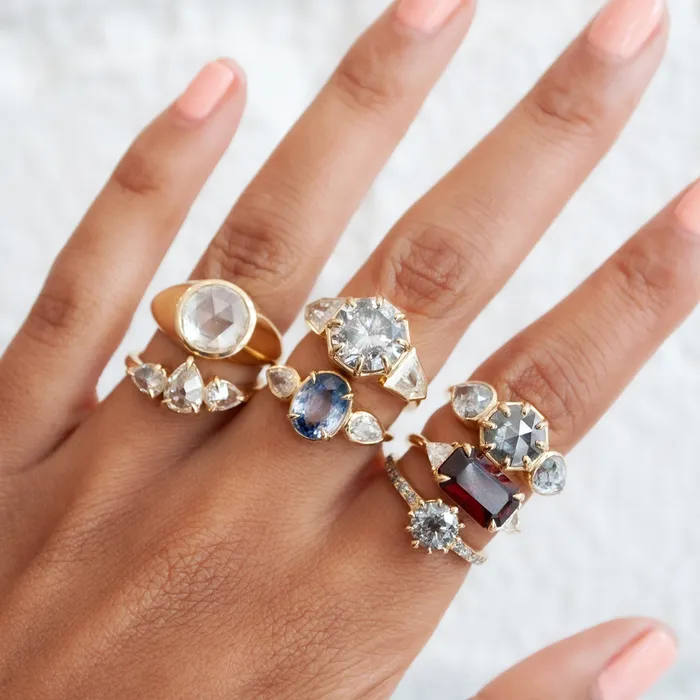 Spotlight Diamond Ring Lauren Wolf Jewelry Rings