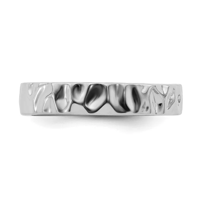 Stackable Expressions Rings Sterling Silver Stackable Expressions Rhodium Ring QSK303 Stackable Expressions Rings Sterling Silver Stackable Expressions Rhodium Ring QSK303