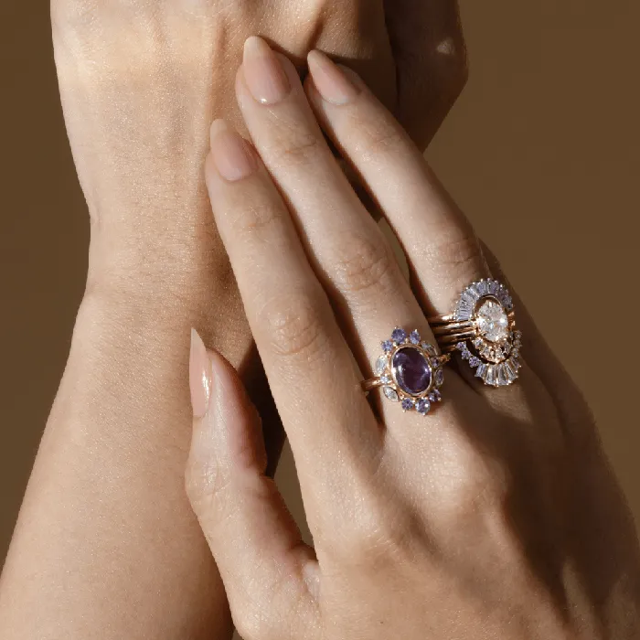 The Flora Oval Solitaire Engagement Ring Marrow Fine Rings