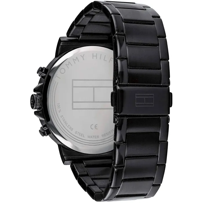 Tommy Hilfiger Mens Watch Daniel DayDate Black Dial Bracelet Quartz 1710383 Tommy Hilfiger Bracelets
