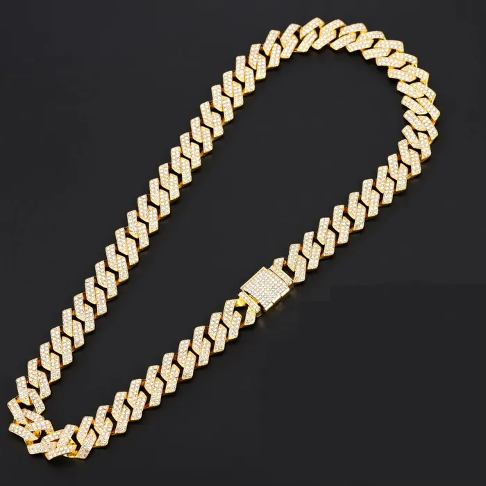 VVS Jewelry Bracelets 16mm Cuban Link Chain Cross Watch Bracelet Bundle Set