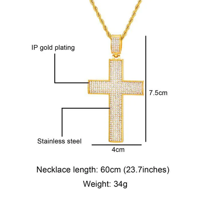 VVS Jewelry Necklaces VVS Cross Pendant