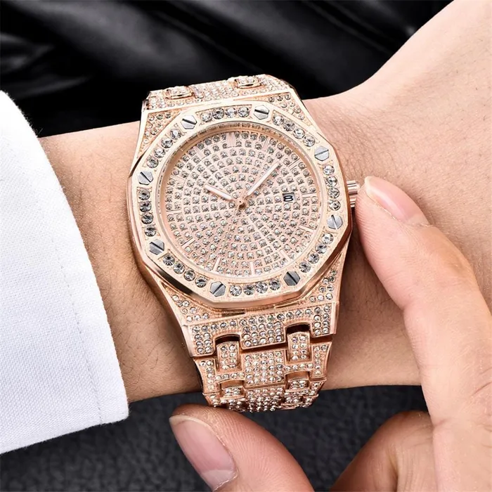 VVS Jewelry Watches Iced Bust Down Cali Watch