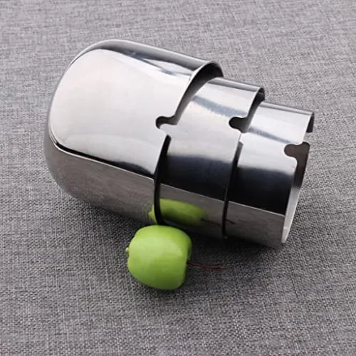 ATORSE Stainless Steel Ashtray Cup Home Bar Ktv Round Smoke Groove Ash Tray 9Cm Dropshipped via Social Commerce Network Bracelets