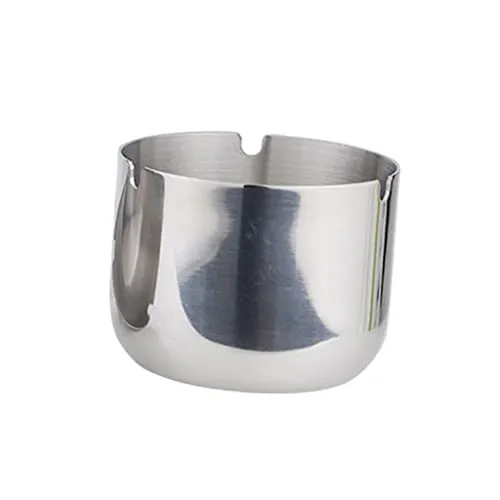 ATORSE Stainless Steel Ashtray Cup Home Bar Ktv Round Smoke Groove Ash Tray 9Cm Dropshipped via Social Commerce Network Bracelets
