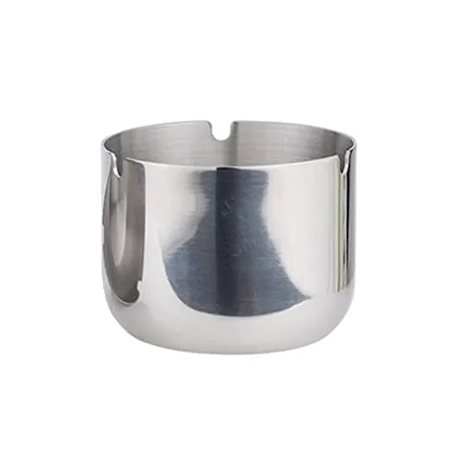 ATORSE Stainless Steel Ashtray Cup Home Bar Ktv Round Smoke Groove Ash Tray 9Cm Dropshipped via Social Commerce Network Bracelets