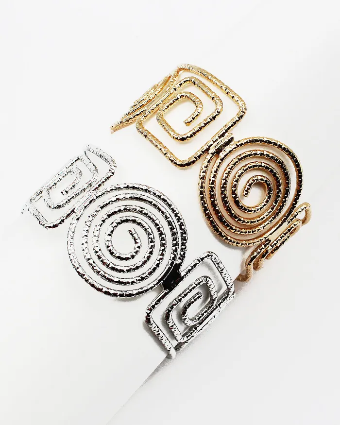 Bracelets 08172023 Geometric Pattern Wired Cuff Bracelet Bracelets 08172023 Geometric Pattern Wired Cuff Bracelet