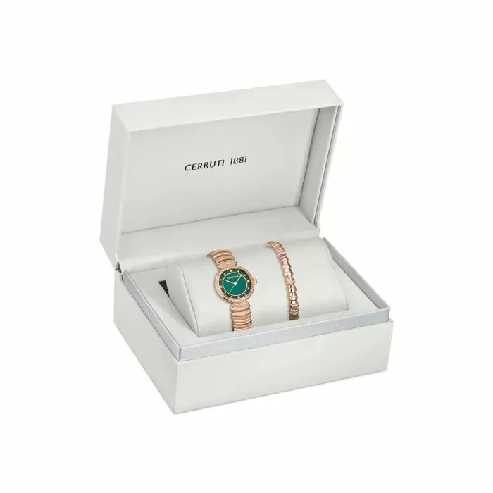 Bracelets Cerruti Cerruti 1881 Cerrisi Ladies Watch and Bracelet Set