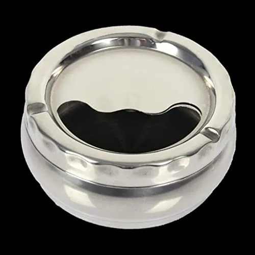 Bracelets Dropshipped via Social Commerce Network VMS INDIA Stainless Steel Ashtray Holder with Rotatable Lid 12cm Diameter Bracelets Dropshipped via Social Commerce Network VMS INDIA Stainless Steel Ashtray Holder with Rotatable Lid 12cm Diameter