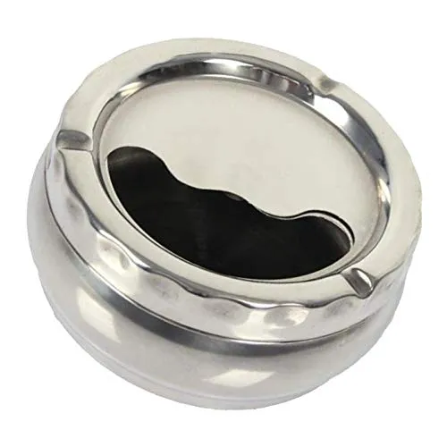 Bracelets Dropshipped via Social Commerce Network VMS INDIA Stainless Steel Ashtray Holder with Rotatable Lid 12cm Diameter Bracelets Dropshipped via Social Commerce Network VMS INDIA Stainless Steel Ashtray Holder with Rotatable Lid 12cm Diameter
