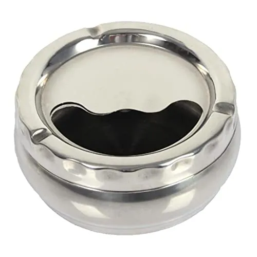 Bracelets Dropshipped via Social Commerce Network VMS INDIA Stainless Steel Ashtray Holder with Rotatable Lid 12cm Diameter Bracelets Dropshipped via Social Commerce Network VMS INDIA Stainless Steel Ashtray Holder with Rotatable Lid 12cm Diameter