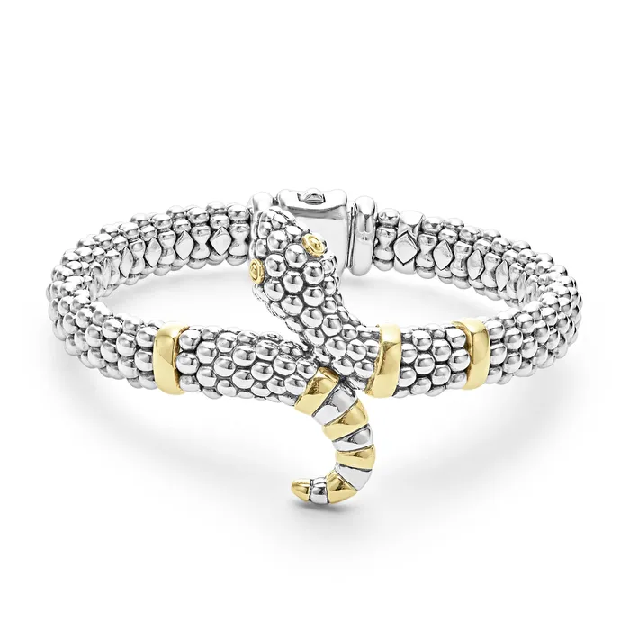 Bracelets LAGOS Rare Wonders TwoTone Snake Rope Bracelet