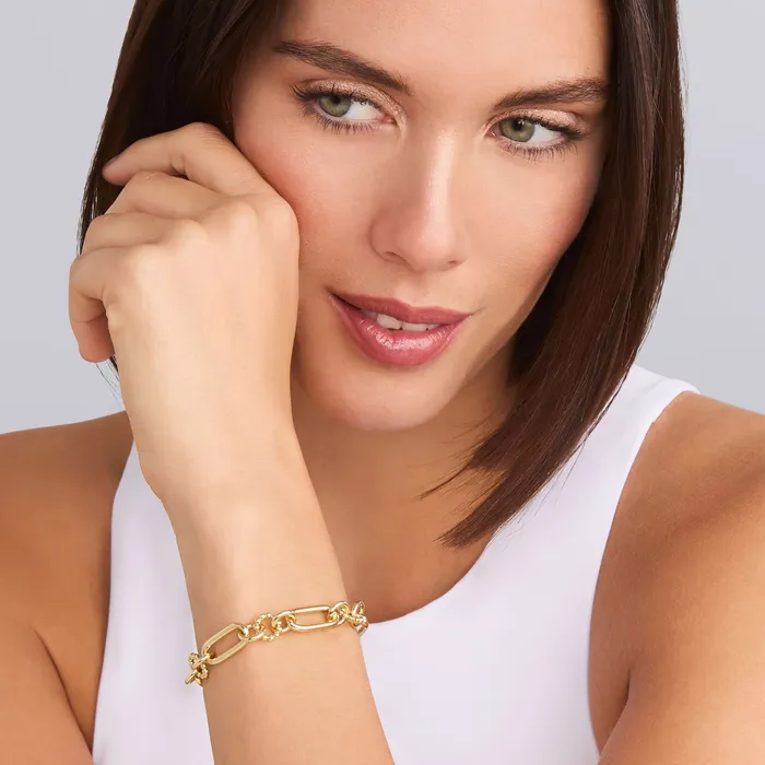 Bracelets LAGOS Signature Caviar 18K Gold Link Bracelet Bracelets LAGOS Signature Caviar 18K Gold Link Bracelet
