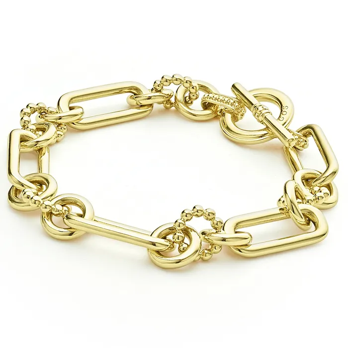 Bracelets LAGOS Signature Caviar 18K Gold Link Bracelet Bracelets LAGOS Signature Caviar 18K Gold Link Bracelet