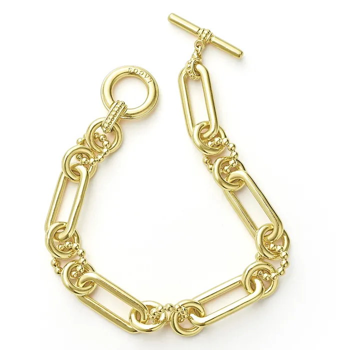 Bracelets LAGOS Signature Caviar 18K Gold Link Bracelet Bracelets LAGOS Signature Caviar 18K Gold Link Bracelet