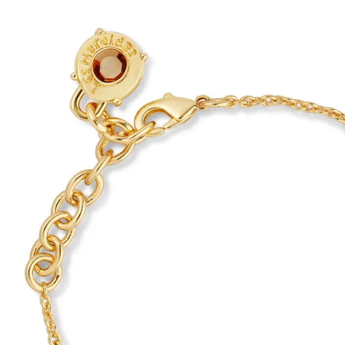 Bracelets Les Nereides Golden Brown Diamantine Fine Heart Bracelet Les Nereides Bracelets Les Nereides Golden Brown Diamantine Fine Heart Bracelet Les Nereides