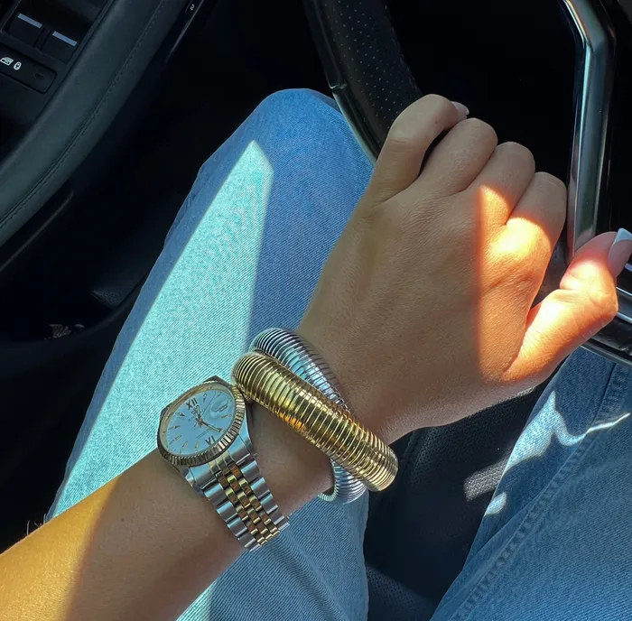 Chansuttpearls THIN TWIST EMMA BRACELET by ChanSuttPearls Bracelets