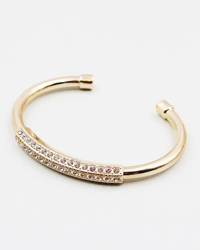 CHECK2024 Bracelets Classic Stone Front Cuff Bracelet CHECK2024 Bracelets Classic Stone Front Cuff Bracelet
