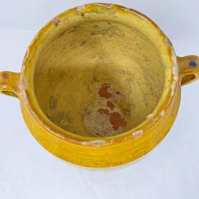 Decorative Objects Confit Glaze Two Handled Two Tone Urn Rings